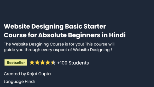 Web Designing Course in Hindi Start Web Design Career 2025