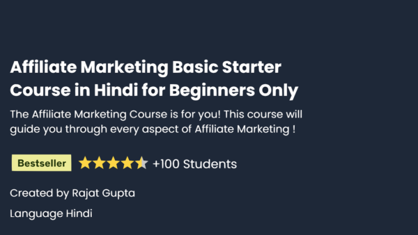 Affiliate Marketing in Hindi Start Affiliate Marketing Career 2025